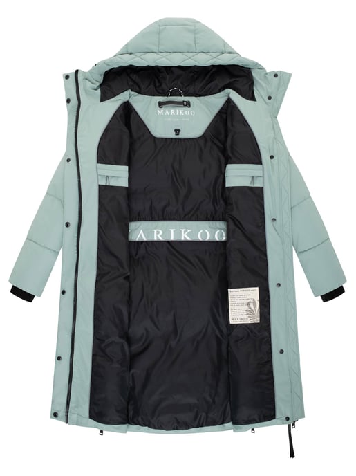 Abrigo acolchado de invierno Marikoo Michikoo para mujer con capucha y bolsillos magnéticos - Image 5