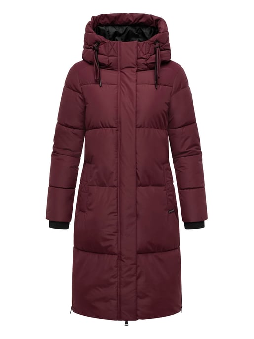 Abrigo acolchado de invierno Marikoo Michikoo para mujer con capucha y bolsillos magnéticos - Image 2