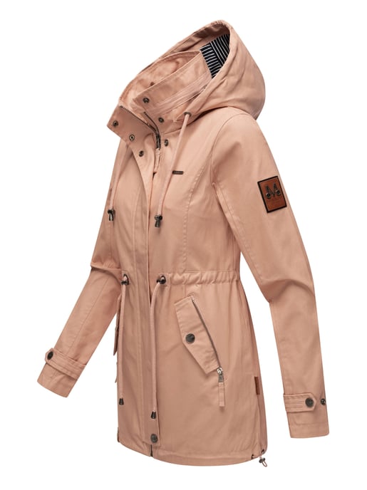 Chaqueta ligera de entretiempo Marikoo para mujer con capucha desmontable - Image 3
