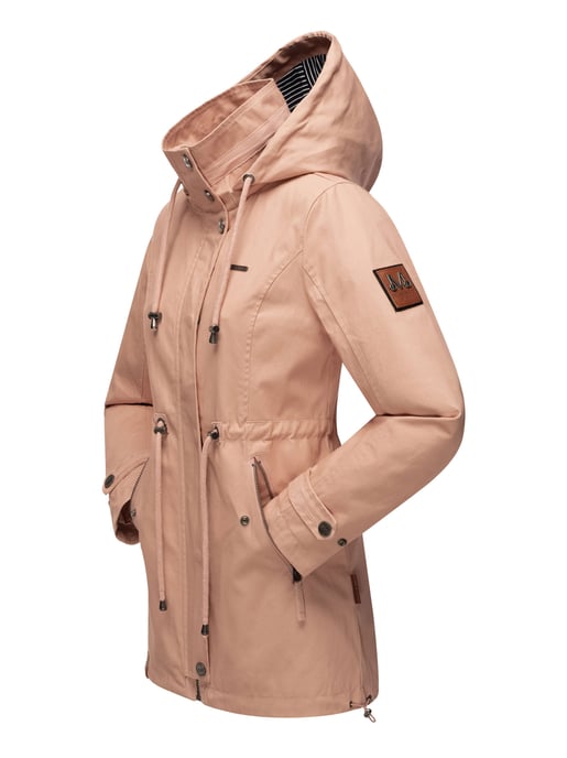 Chaqueta ligera de entretiempo Marikoo para mujer con capucha desmontable - Image 4