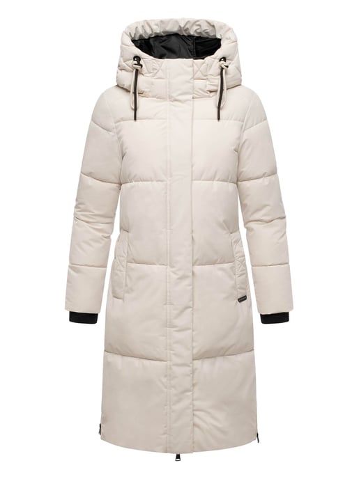 Abrigo acolchado de invierno Marikoo Michikoo para mujer con capucha y bolsillos magnéticos - Image 2