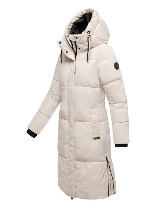 Abrigo acolchado de invierno Marikoo Michikoo para mujer con capucha y bolsillos magnéticos - Image 3
