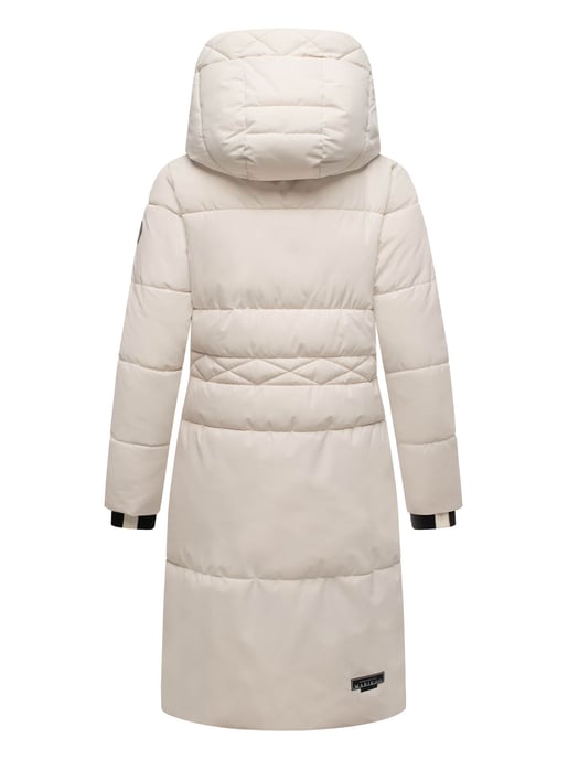 Abrigo acolchado de invierno Marikoo Michikoo para mujer con capucha y bolsillos magnéticos - Image 4