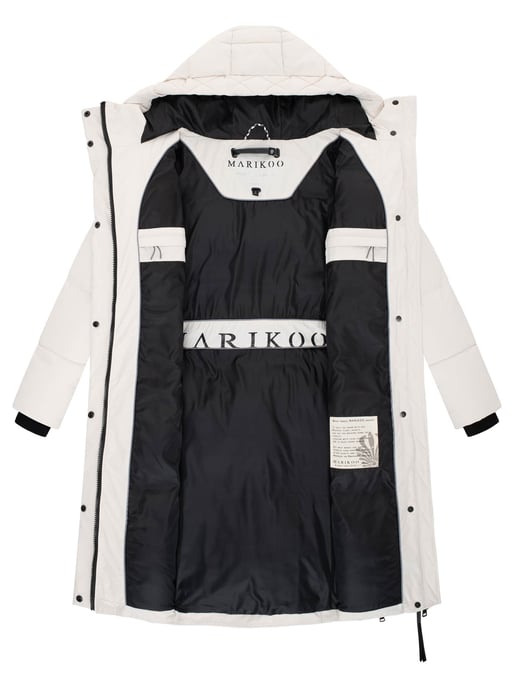 Abrigo acolchado de invierno Marikoo Michikoo para mujer con capucha y bolsillos magnéticos - Image 5