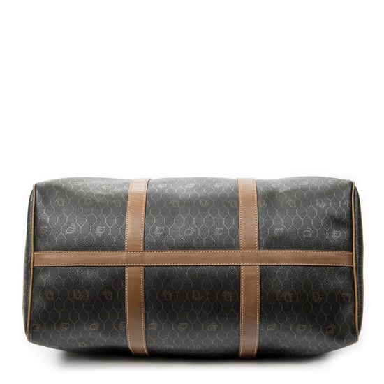 Dior Vintage Large Boston  en Marrón Lona recubierta - Image 6