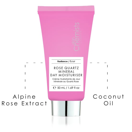 skinChemists Crema Hidratante Mineral de Cuarzo Rosa de Día 50ml x 2 Juego Dúo - Image 4