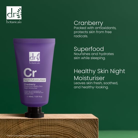 Crema Hidratante Nocturna Superfood de Arándano para Piel Saludable Dr Botanicals 30 ml - Image 6