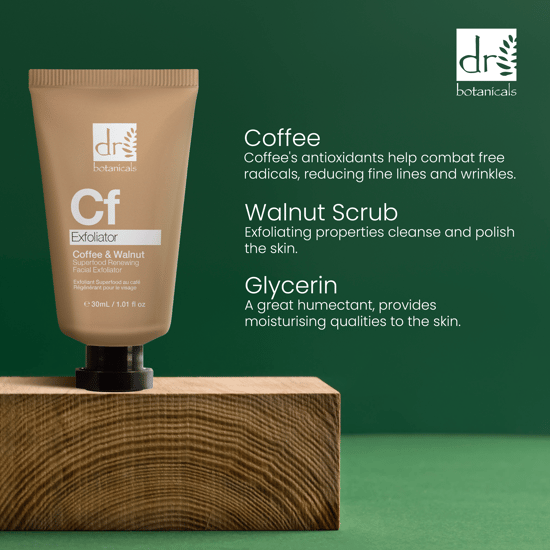 Dr Botanicals Exfoliante Facial Renovador de Café Superalimento 30ml - Image 5
