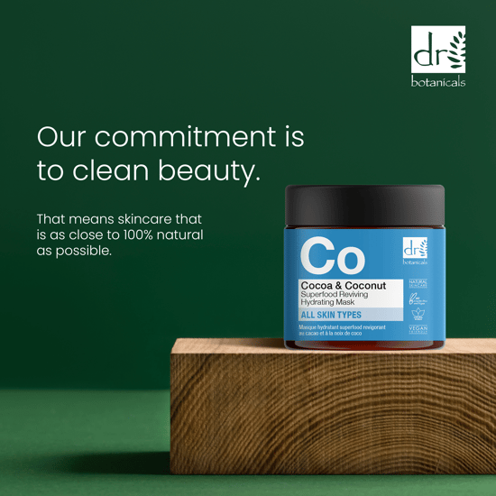 Máscara Hidratante Revitalizante de Cocoa y Coco Avanzada Dr Botanicals 60ml - Image 2