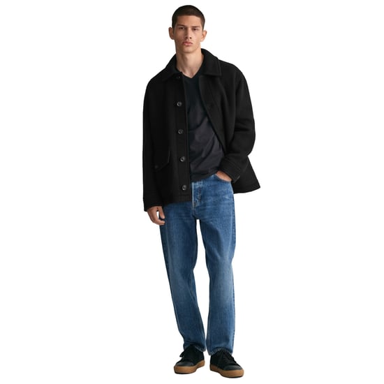 GANT Mens Slim Fit Shield V-Neck T-Shirt - Image 5