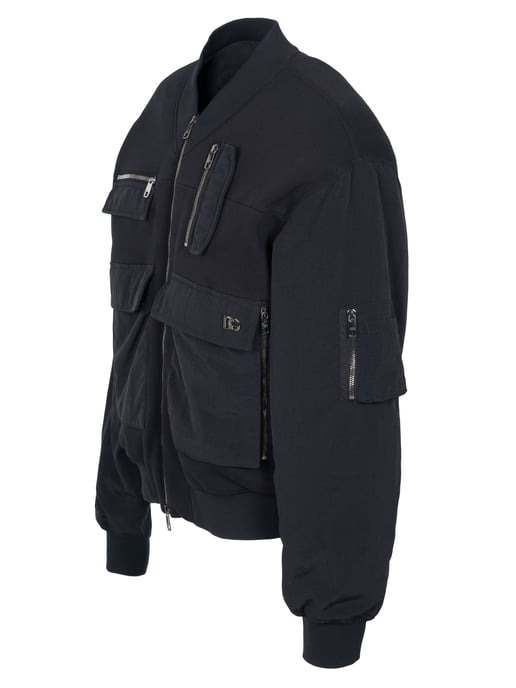 Chaqueta bomber negra Dolce & Gabbana - Image 3
