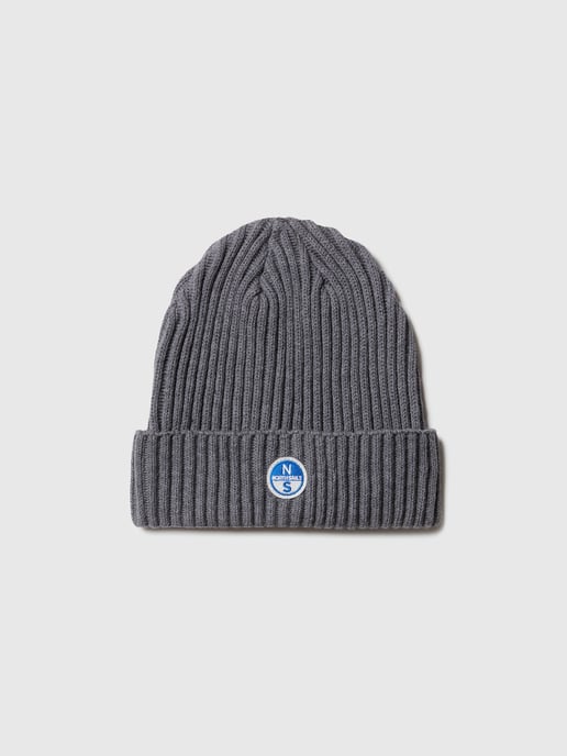Gorro North Sails de canalé ancho con parche de logo - Image 2