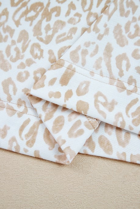 Sudadera con volantes de estampado de animales - Image 6
