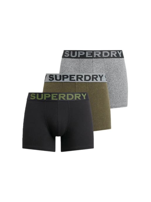 Calzoncillos bóxer Superdry para hombre, paquete de 3, indispensables - Image 1