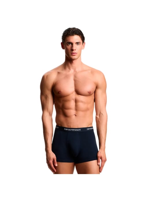 Pack de 3 bóxers elásticos para hombre de Emporio Armani GA - Image 2