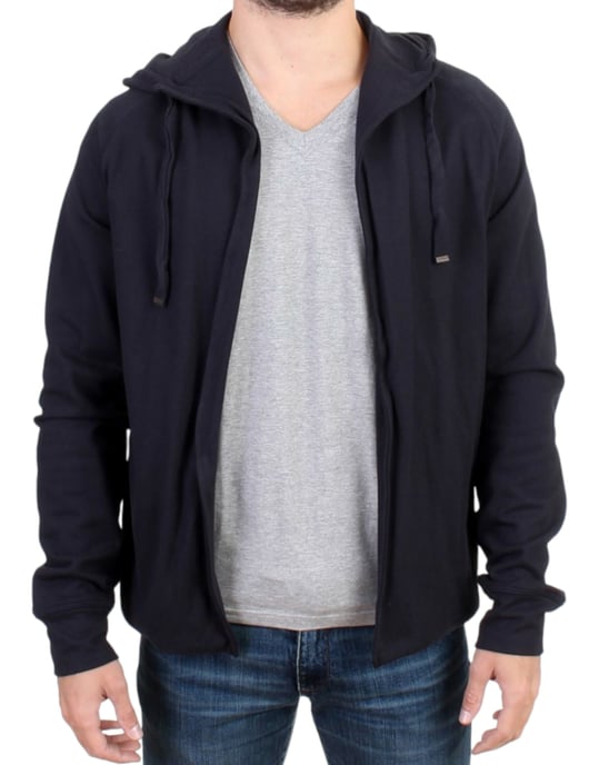 Chaqueta con capucha y cremallera de punto - Image 1