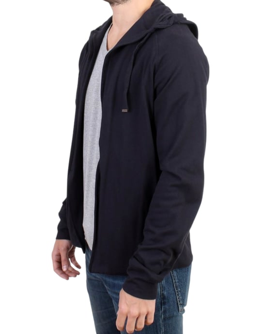 Chaqueta con capucha y cremallera de punto - Image 2