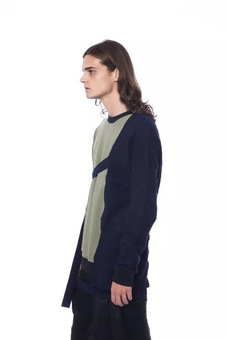 Sudadera de punto con bloques de color Ni12989 - Image 2