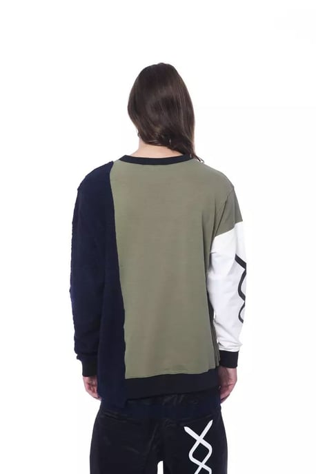 Sudadera de punto con bloques de color Ni12989 - Image 3