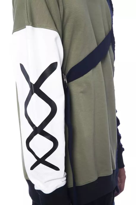 Sudadera de punto con bloques de color Ni12989 - Image 5