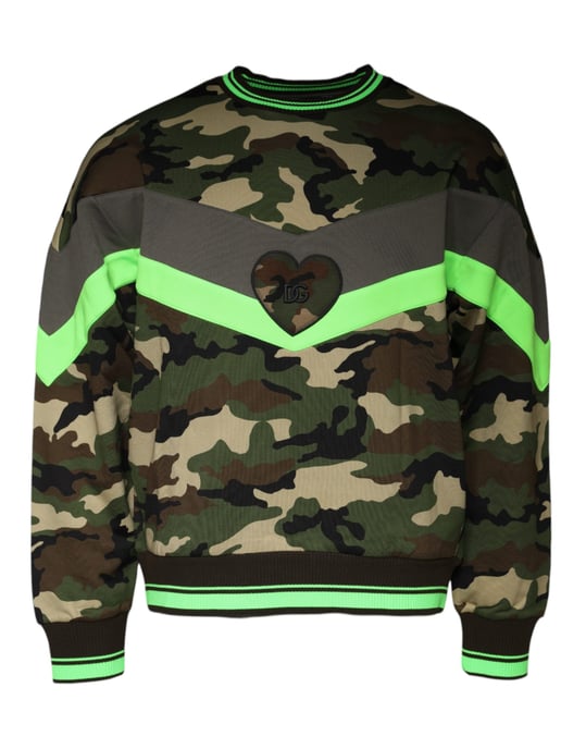 Sudadera Camuflada con Corazón Tsh86728 - Image 2