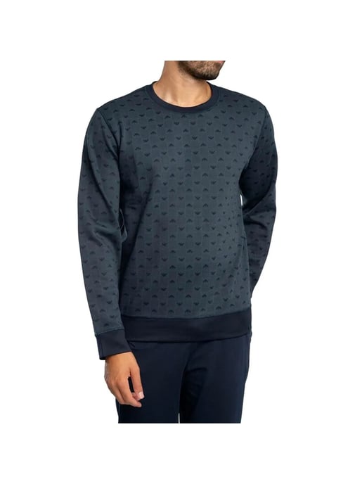Sudadera de jacquard de estar por casa para hombre de Emporio Armani - Image 2