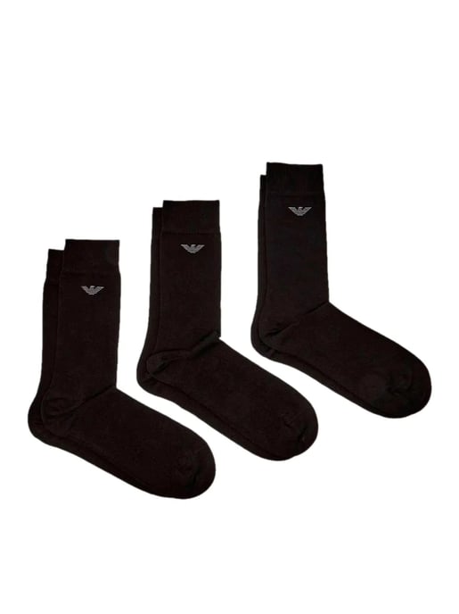 Calcetines con águila para hombre de Emporio Armani (paquete de 3) - Image 1