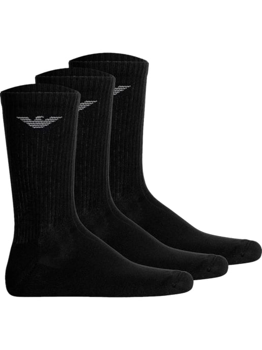 Calcetines con águila para hombre de Emporio Armani (paquete de 3) - Image 1