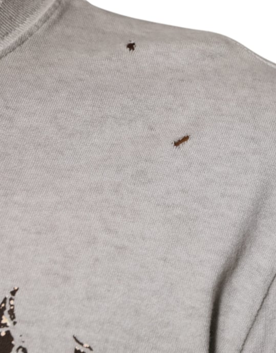 Camiseta de manga larga con diseño de león desgastado - Image 6