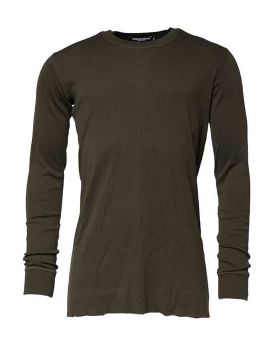Camisa de manga larga con cuello redondo - Image 1
