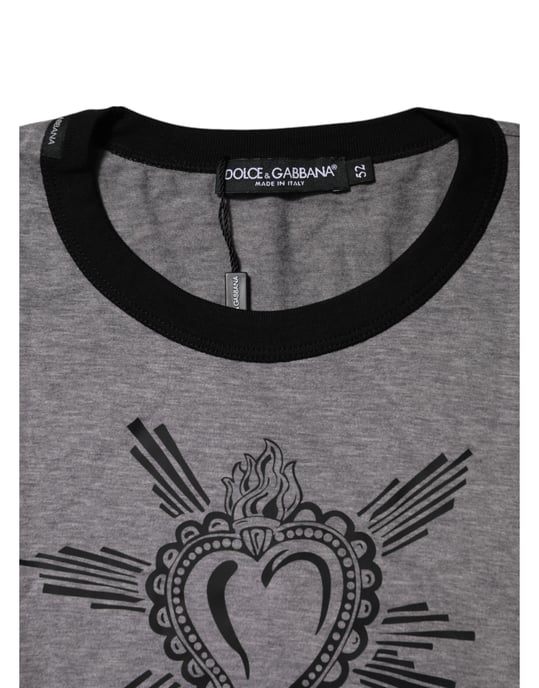 Camiseta con gráfico de corazón y ribete - Image 5
