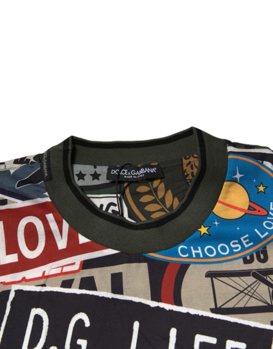 Camiseta Gráfica de Patchwork - Image 5