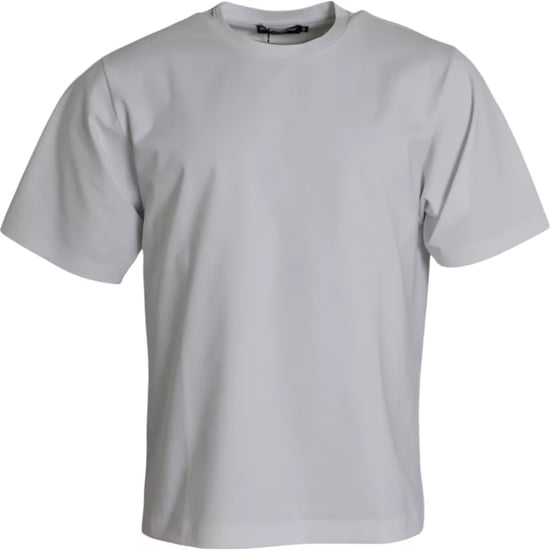 Camiseta de algodón de manga corta con cuello redondo - Image 1