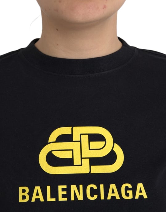 Camiseta de logo Balenciaga de manga corta 641674 Tjv53 - Image 4