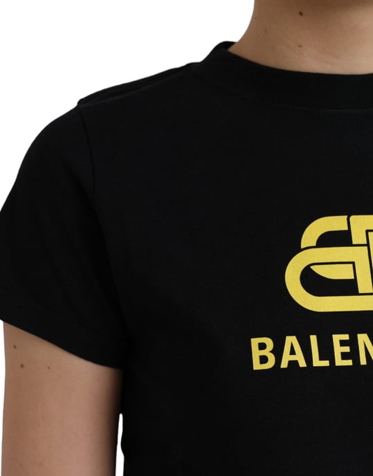 Camiseta de logo Balenciaga de manga corta 641674 Tjv53 - Image 5