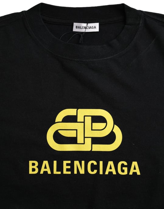 Camiseta de logo Balenciaga de manga corta 641674 Tjv53 - Image 6