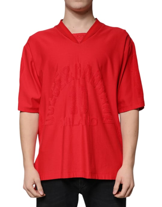 Camiseta de manga corta con escote en V - Image 2