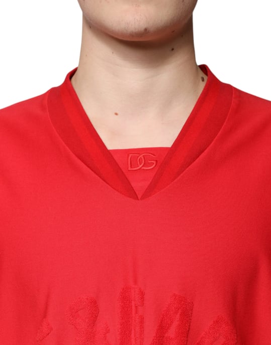 Camiseta de manga corta con escote en V - Image 5