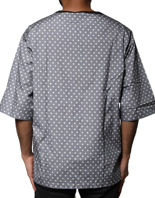 Camiseta Gráfica Recortada con Lunares - Image 4