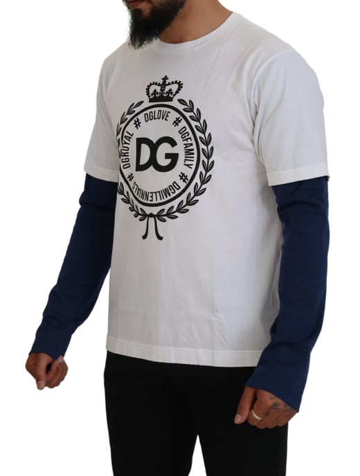 Camiseta de Manga Larga Blanca Dg Crest - Image 2