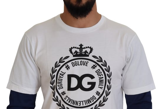 Camiseta de Manga Larga Blanca Dg Crest - Image 4