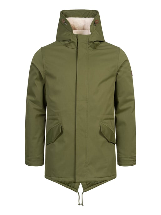 Parka de invierno para hombre Alessandro Salvarini con forro de peluche y capucha - Image 2