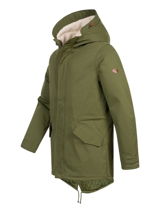 Parka de invierno para hombre Alessandro Salvarini con forro de peluche y capucha - Image 3