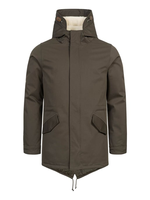 Parka de invierno para hombre Alessandro Salvarini con forro de peluche y capucha - Image 2