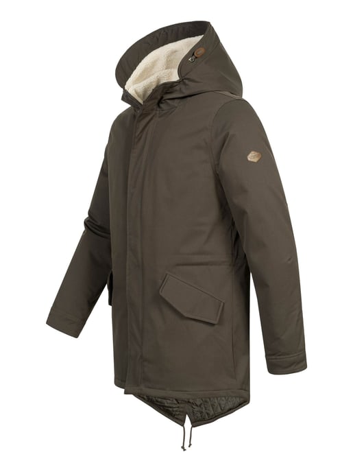 Parka de invierno para hombre Alessandro Salvarini con forro de peluche y capucha - Image 3