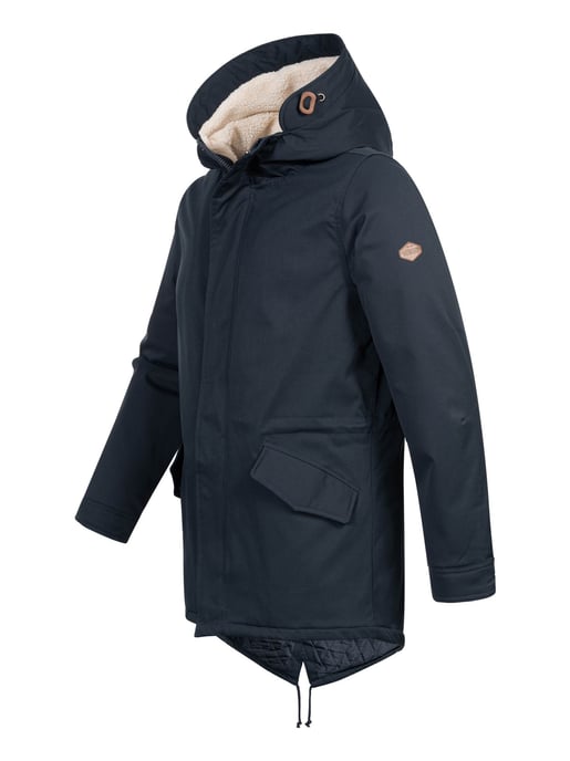 Parka de invierno para hombre Alessandro Salvarini con forro de peluche y capucha - Image 3