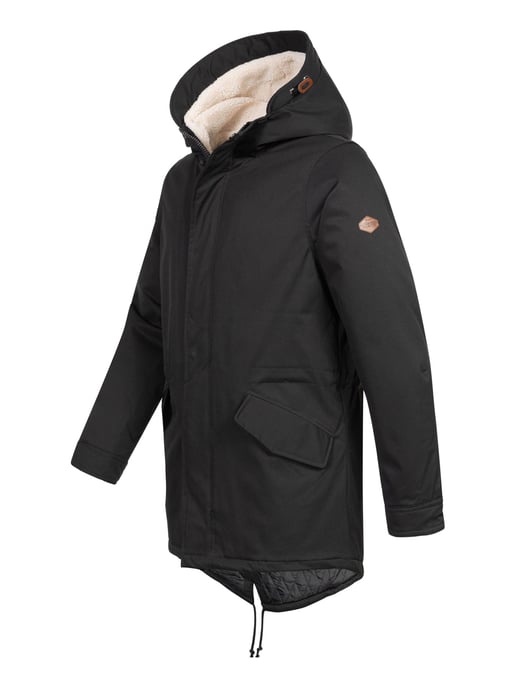 Parka de invierno para hombre Alessandro Salvarini con forro de peluche y capucha - Image 3