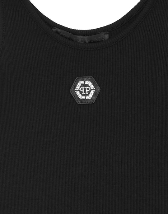 Jersey Rib Tank Top Mini Dress - Image 2