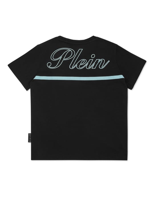 Jersey T-Shirt Round Neck Ss Italic Plein - Image 3