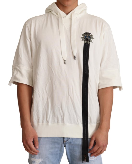 Sudadera de punto con manga corta - Image 1